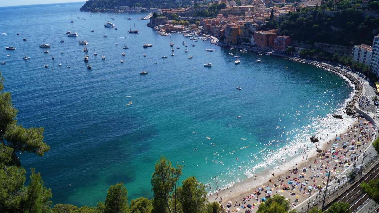 Apparemment borde de mer Résidence L'Ange gardien Villefranche-sur-Mer Esterno foto